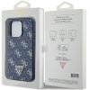 Guess GUHCP15LPG4GPB iPhone 15 Pro 6.1 niebieski/blue hardcase 4G Triangle Metal Logo